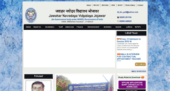 Desktop Screenshot of jnvjojawar.org