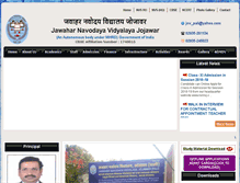 Tablet Screenshot of jnvjojawar.org